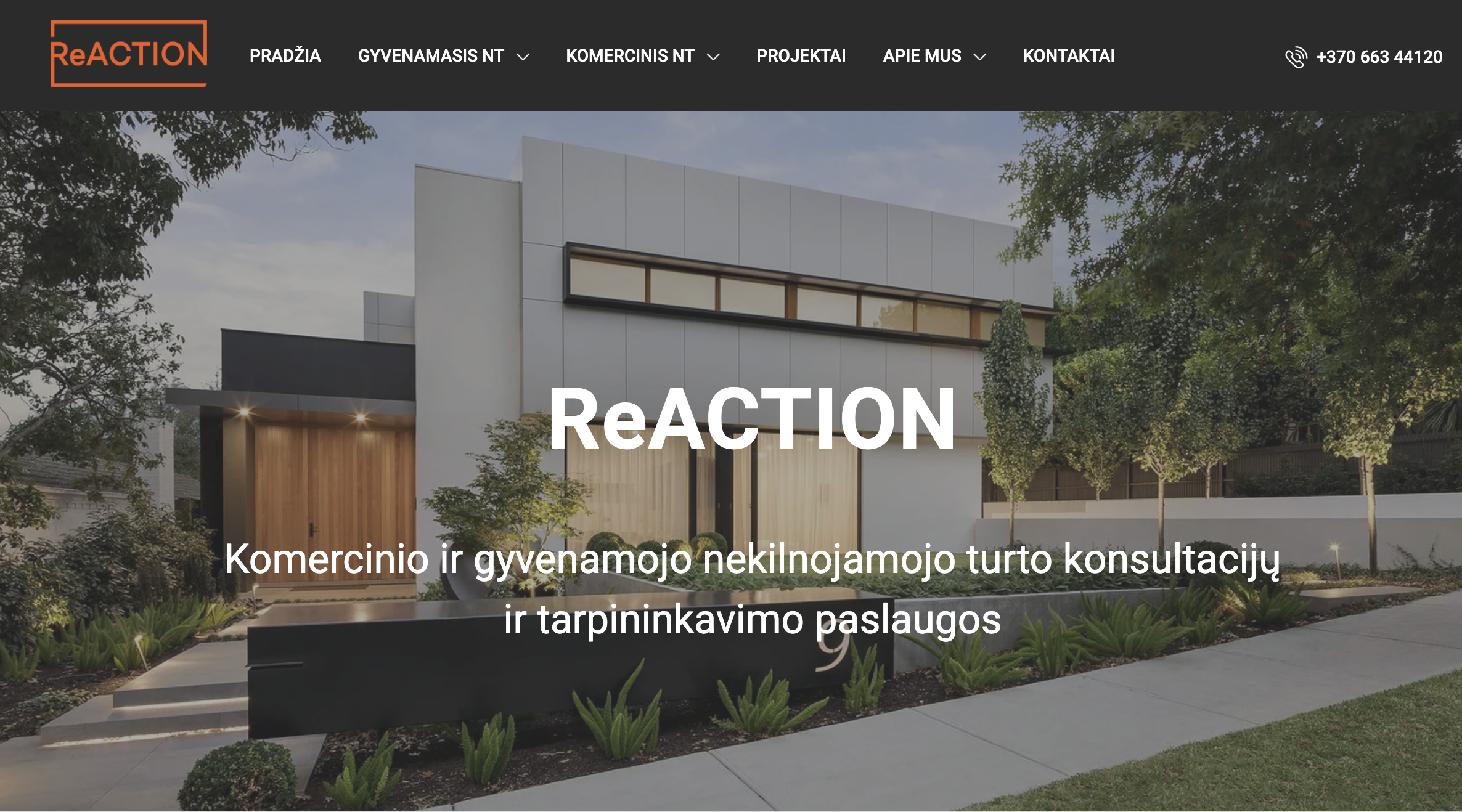 Pradžia - ReACTION